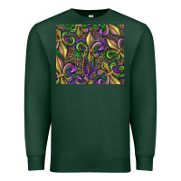 Sports Green mardi gras fleur de lis Premium Sweatshirt - RanaPortraitStore
