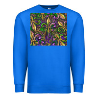 True Royal mardi gras fleur de lis Premium Sweatshirt - RanaPortraitStore