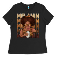 Black melanin kid Ladies Tee - texasbilliewilder