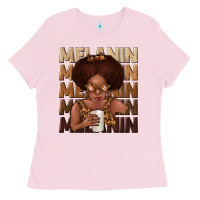 Bubblegum Pink melanin kid Ladies Tee - texasbilliewilder