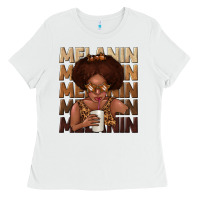 White melanin kid Ladies Tee - texasbilliewilder