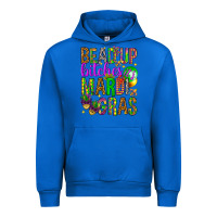 Cobalt Bead up bitches it's Mardi Gras Urban Hoodie - HowdyJamesFarm