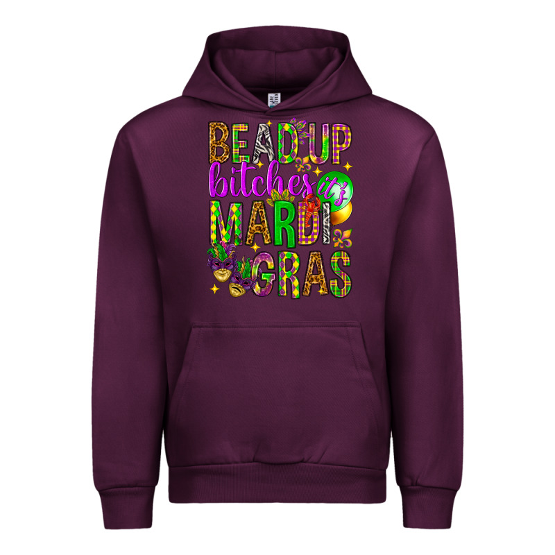 Bead Up Bitches It's Mardi Gras Urban Hoodie by HowdyJamesFarm | Teevron