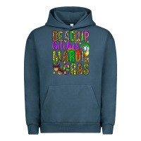 Pigment Midnight Navy Bead up bitches it's Mardi Gras Urban Hoodie - HowdyJamesFarm