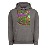 Pigment Tornado Bead up bitches it's Mardi Gras Urban Hoodie - HowdyJamesFarm