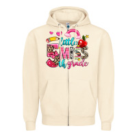 Sandshell little miss fifth grade Zipper Hoodie - NancyCooperArtShop