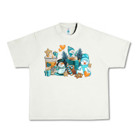 Pistachio winter snowman coffee cups Urban Heavy Tee - AdoDesignShop