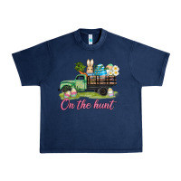 Navy easter on the hunt Urban Heavy Tee - AdoDesignShop