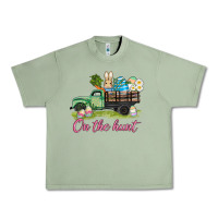 Oil Green easter on the hunt Urban Heavy Tee - AdoDesignShop