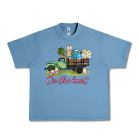 Pebble Blue easter on the hunt Urban Heavy Tee - AdoDesignShop