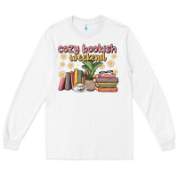 White cozy bookish weekend Long Sleeve Tee - MaliasSmallBusiness
