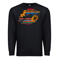 Black Aztec Sunflower Lips Premium Sweatshirt - Bettercallsaul