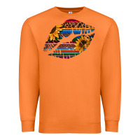 Carrot Aztec Sunflower Lips Premium Sweatshirt - Bettercallsaul