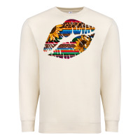 Sandshell Aztec Sunflower Lips Premium Sweatshirt - Bettercallsaul
