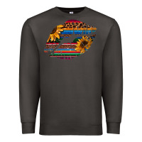 Smoke Aztec Sunflower Lips Premium Sweatshirt - Bettercallsaul