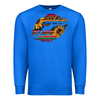 True Royal Aztec Sunflower Lips Premium Sweatshirt - Bettercallsaul