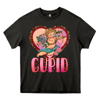 Asphalt cupid heart Heavy Core Tee - RanaPortraitStore