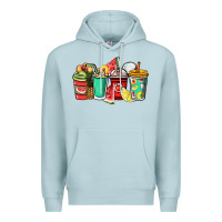 Blue Mist Fruits coffee cups Premium Hoodie - NancyCooperArtShop