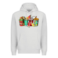 Dove Grey Fruits coffee cups Premium Hoodie - NancyCooperArtShop