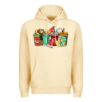 Pina Colada Fruits coffee cups Premium Hoodie - NancyCooperArtShop
