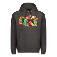 Smoke Fruits coffee cups Premium Hoodie - NancyCooperArtShop