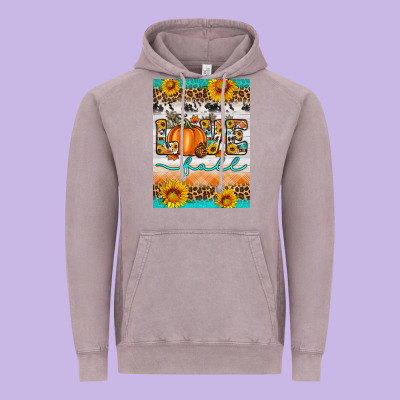 Love Fall Vintage Hoodie Designed By Artiststas