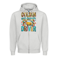 Dove Grey golden girls favorite bus driver Zipper Hoodie - NancyCooperArtShop