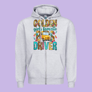 Golden Girls Favorite Bus Driver Zipper Hoodie Designed By Nancycooperartshop