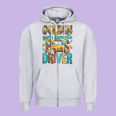 Golden Girls Favorite Bus Driver Zipper Hoodie Designed By Nancycooperartshop
