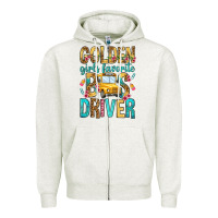 Oatmeal Heather golden girls favorite bus driver Zipper Hoodie - NancyCooperArtShop