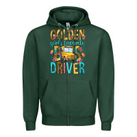 Sports Green golden girls favorite bus driver Zipper Hoodie - NancyCooperArtShop