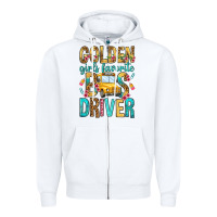 White golden girls favorite bus driver Zipper Hoodie - NancyCooperArtShop