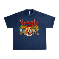 Navy beagle mom Urban Heavy Tee - Artiststas