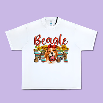 Beagle Mom Urban Heavy Tee Designed By Artiststas