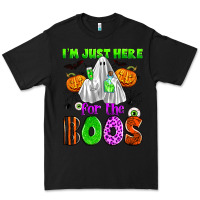 Black i'm just here for the boos Premium Tee - Zillion Design Studio
