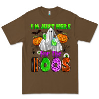 Cacao i'm just here for the boos Premium Tee - Zillion Design Studio