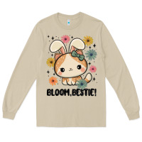 Mushroom bloom bestie cat Long Sleeve Tee - MaliasSmallBusiness