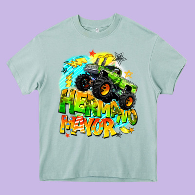 Hermano Mayor Heavy Core Tee Designed By Barkaloodesign