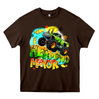 Chocolate Brown hermano mayor Heavy Core Tee - BarkalooDesign
