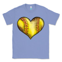 Colony Blue softball heart Classic Tee - LillyAllenDesigns