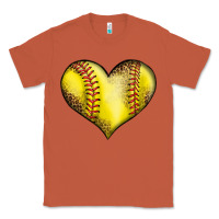 Copper softball heart Classic Tee - LillyAllenDesigns