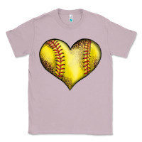 Lilac softball heart Classic Tee - LillyAllenDesigns