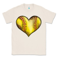 Natural softball heart Classic Tee - LillyAllenDesigns