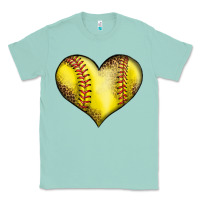 Seafoam softball heart Classic Tee - LillyAllenDesigns
