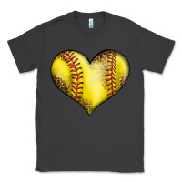 Smoke softball heart Classic Tee - LillyAllenDesigns