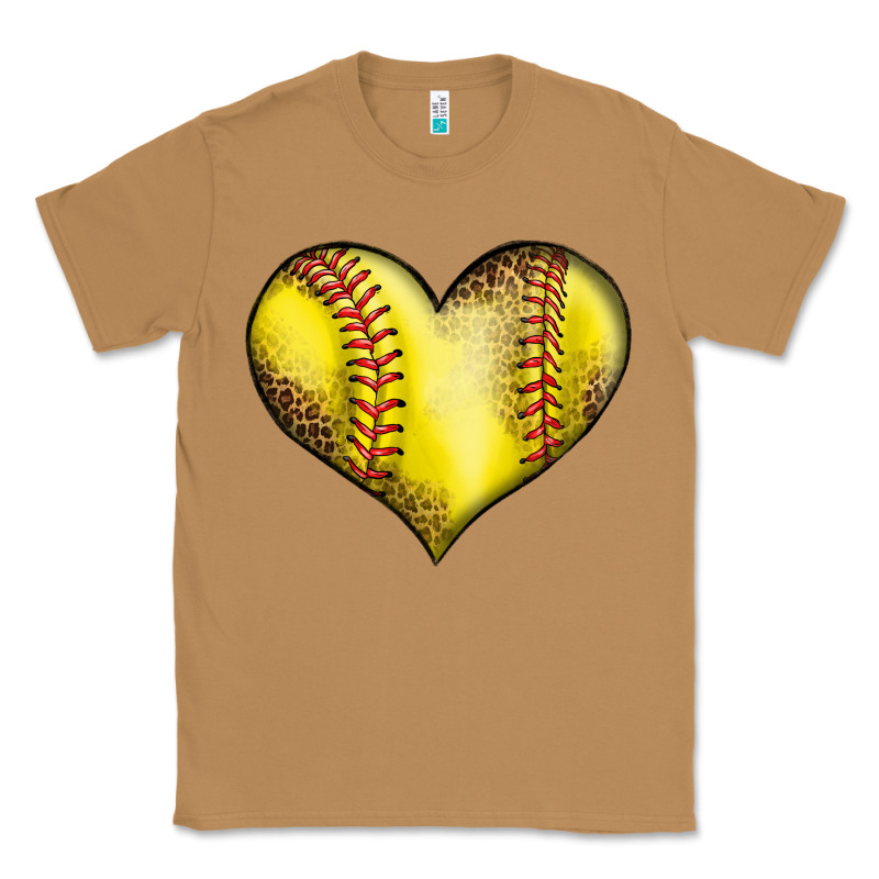 Softball Heart Classic Tee by LillyAllenDesigns | Teevron