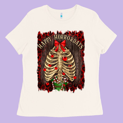 Ladies Tee Happy Horrordays