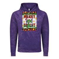 Cloud Purple Merry And Bright Vintage Hoodie - Artiststas
