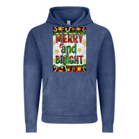 Vintage Denim Merry And Bright Vintage Hoodie - Artiststas