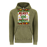 Vintage Olive Merry And Bright Vintage Hoodie - Artiststas